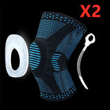 Knee Patella Protector Brace Silicone Spring Knee Pad